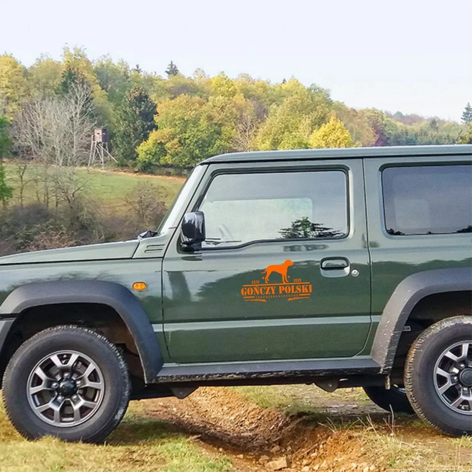 Gonczy Polski Aufkleber Auto Hund Jäger Jagd Pointer Sticker Jagdgebrauchshund - Bild 2 von 4