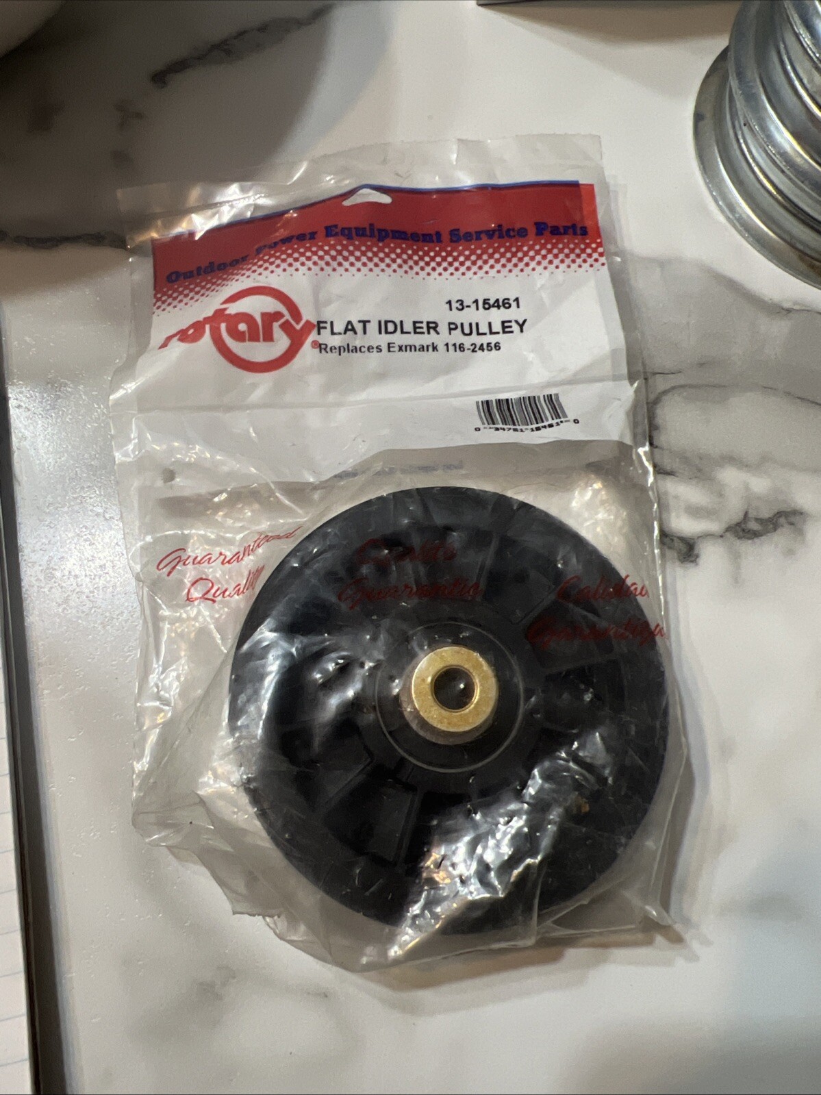 Rotary Brand 15461 Flat Idler Pulley Exmark 116-2456