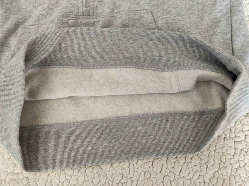 Calvin Klein Performance Logo Fleece Jacket 1/2 zip Gris Mujer PFST1896 M - Imagen 6 de 9