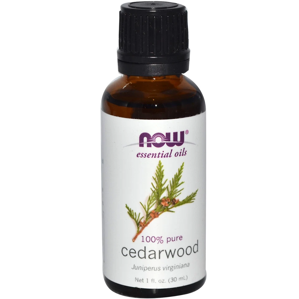 Cedarwood (100% Pure), 1 oz - NOW Foods Essential Oils