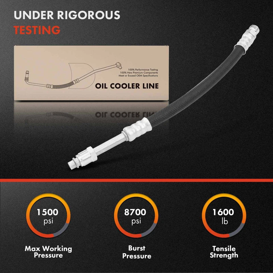 Conjunto de manguera de enfriador de aceite de motor para Chevrolet G10 G20 G30 GMC G1500 G2500 G3500 Foto 3 de 4