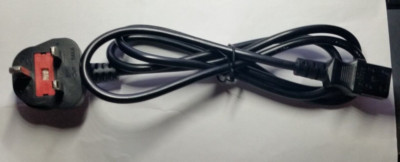 UK PLUG_Computerstromkabel /Netzkabel _Y006A_QIAOPU_QT3_13A/250V -- 10A- 250V
