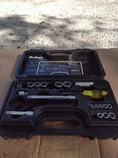 Used Blackhawk By Proto Socket Set Carry Case with some tools 1323ANB incomplete