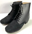 WWII GERMAN M43 M1943 COMBAT FIELD LEATHER LOW BOOTS-SIZE 13 — photo 8