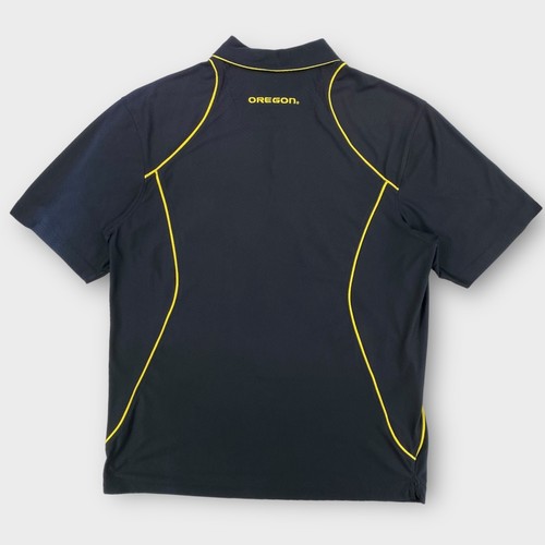 Oregon Ducks Nike Polo Shirt Mens Extra Large Black Dri Fit Limited Edition '10 - Picture 8 of 16