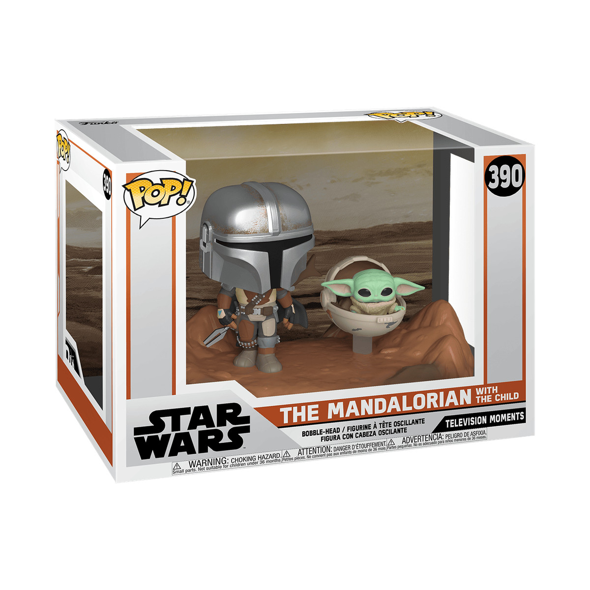 Funko Pop! Moments: Star Wars - The Mandalorian with The Child