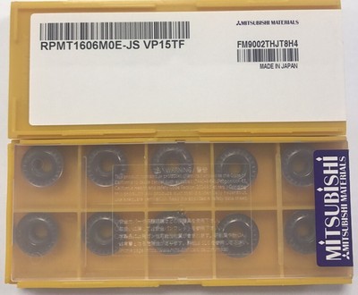 10pcs RPMT1606MOE-JS VP15TF MITSUBISHI CNC Carbide Inserts Original