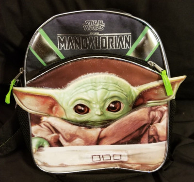 Star Wars The Mandalorian The Child Grogu Baby Yoda Kids Mini Backpack ...
