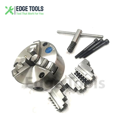 Self Centering Chuck 3 Jaws 125 mm With Reversible Set Of Jaw+ Self Ejecting Key