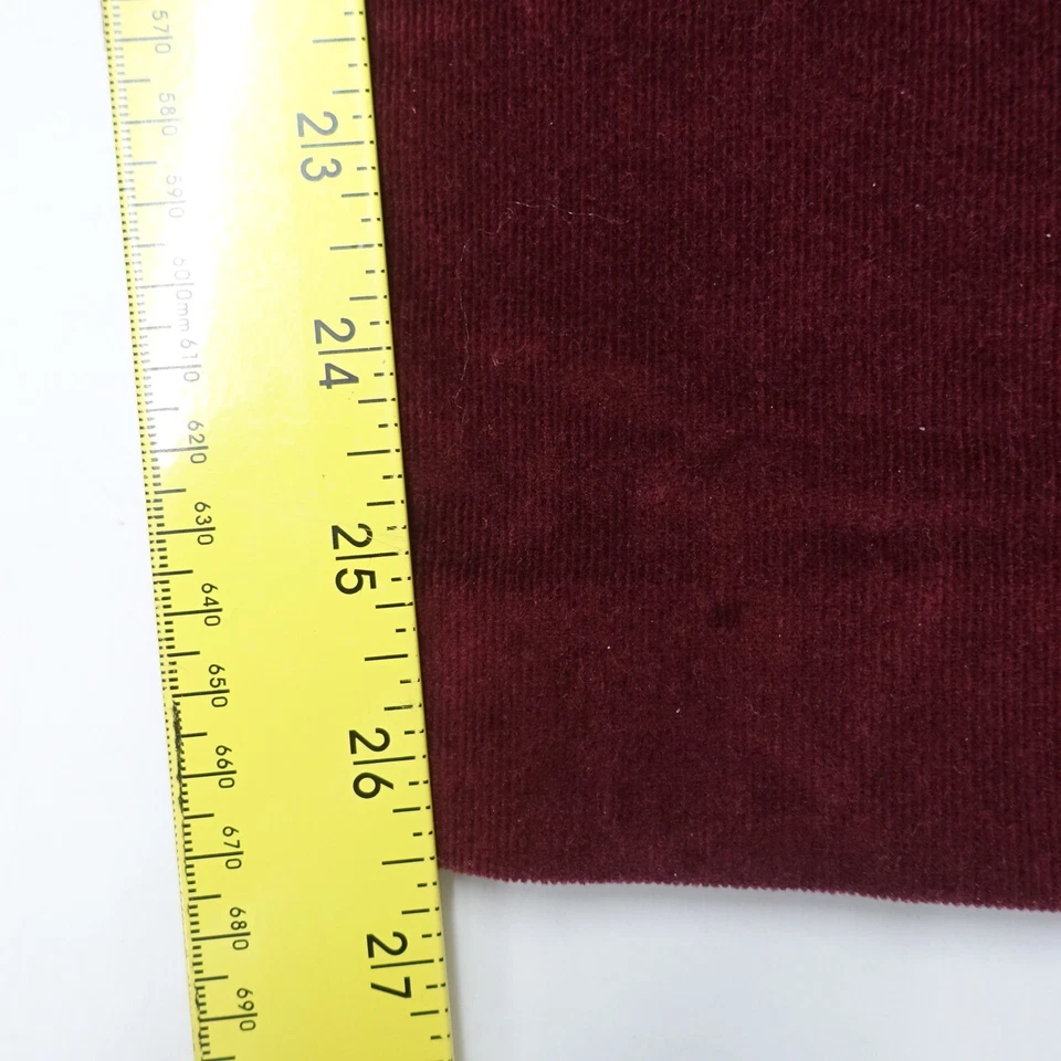 Alfred Dunner Corduroy Pants Womens 20W Burgundy Stretch Straight Leg Pockets - Image 2 of 4