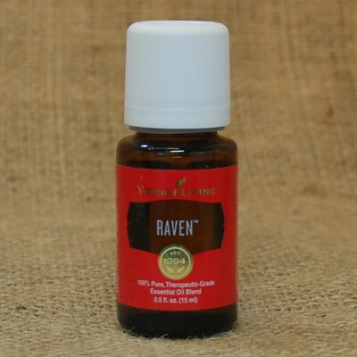 Yange Ravim Young Living RAVEN 15 mL Essential Oil NEW Unopened FREE SHIP IN 24 hrs ...