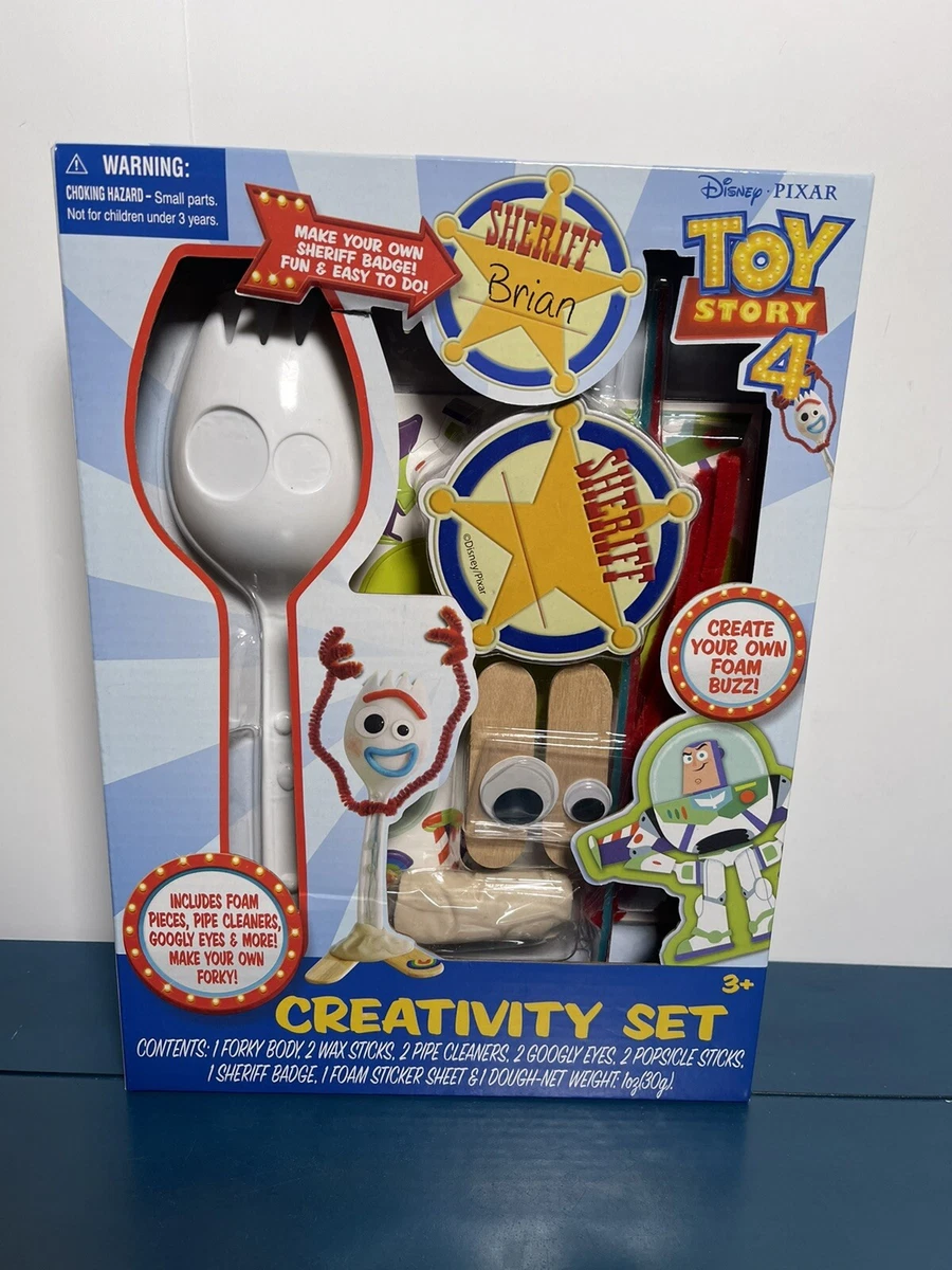 Toy Story 4 Forky Creativity Set Kit Create 8 Forky Foam Buzz Lightyear  Sheriff