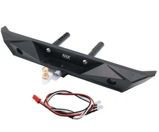 KYX New upgrad Aluminum alloy Rear Bumper w/ Led Hitch for Axial SCX10 II  Body