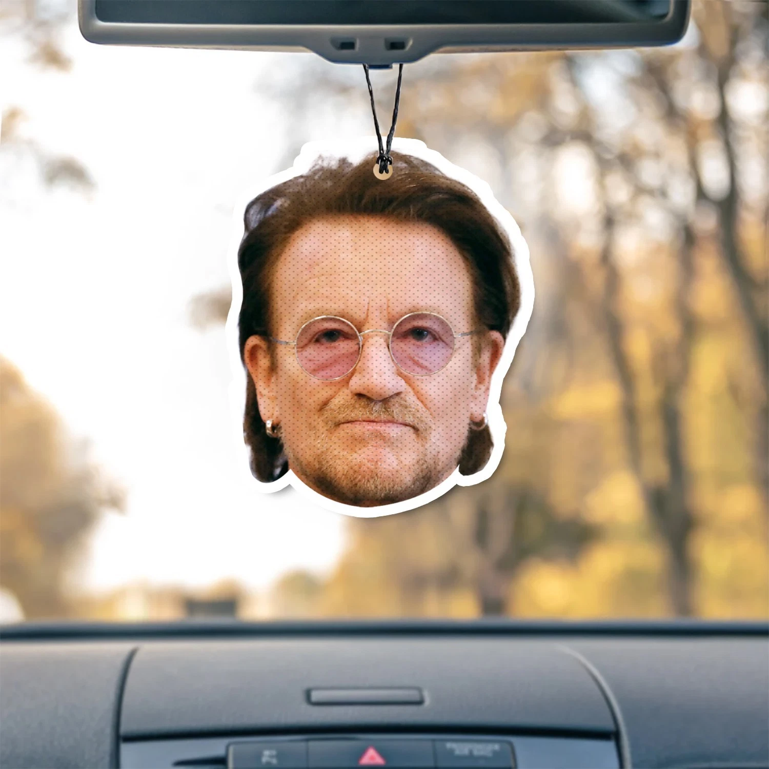 U2 Unscented Hanging Car Air Freshener Freshie