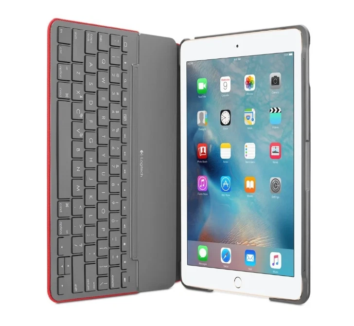 Logitech Canvas Keyboard Folio Case for iPad Air 2 - Red (920-007273) - Image 3 of 4