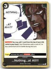 ...Nothing...at All!!! Wings of the Captain Pre-Release Cards OP06-096 EN Common