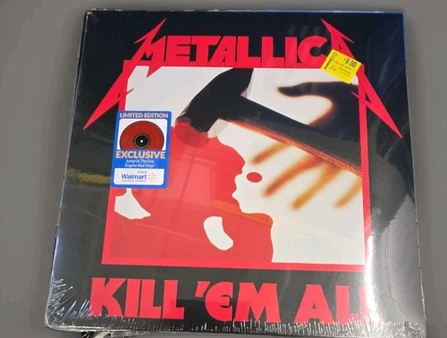 Metallica Kill 'Em All Limited Edition Walmart Red Vinyl LP Sealed