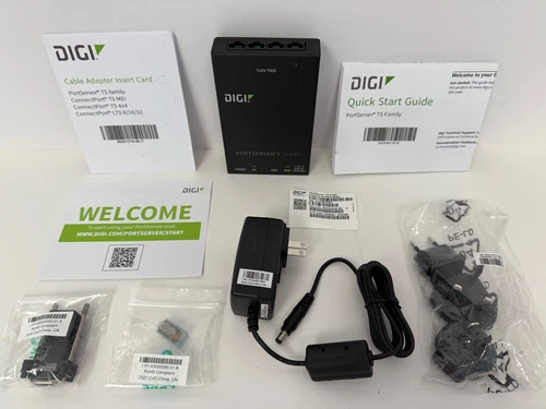 DIGI 50000836-95 70001807 PORTSERVER TS4 MEI WITH AC ADAPTER NEW
