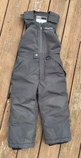 32 Degrees Heat Kids Snow Ski Bibs Pants Insulated Gray Pockets Youth Size 5