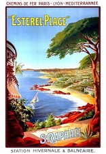 AFFICHE    POSTER Esterel Saint Raphaël