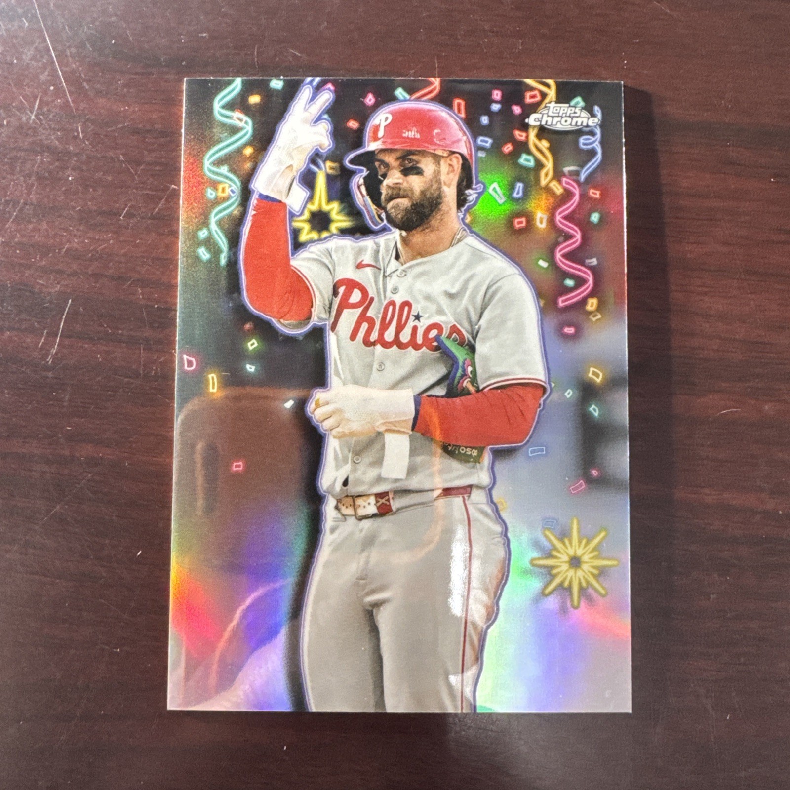 2025 Topps Chrome Update - Bryce Harper Celebracion SSP Case Hit #CT-8