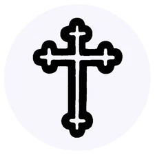 24 x 'Religious Cross' Stickers (SK00012774)
