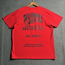 Billionaire Boys Club T-Shirt Mens 2XL Red Astronaut Logo Graphic Tee Streetwear