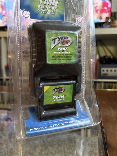 Tyco RC TMH Flexpak NiMH Battery & Charger Mattel 2005 New Old Stock - Picture 5 of 8