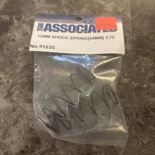 (B5) Team Associated 91635 12mm Shock Springs, 54mm, 3.75 lb/in Green (2)