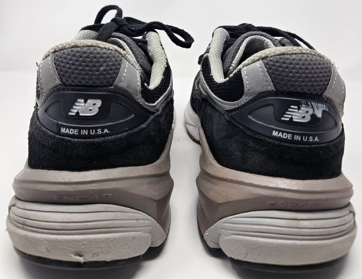 New Balance Made in USA 990v6 Black Mens 13 2E Wide M990NV6 Suede Mesh Comfort image 5