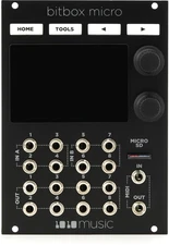1010music Bitbox Micro Eurorack Compact Sampler with Touchscreen - Black