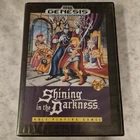 Shining in the Darkness Sega Genesis Authentic Cartridge CIB Complete