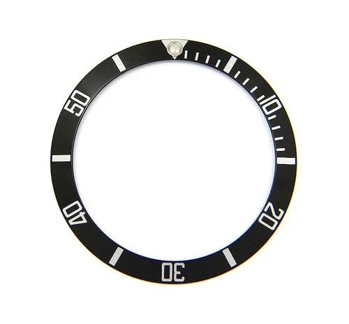 Genuine Rolex Submariner 16610 16800 168000 Black "Pointed 4" Watch Bezel Insert