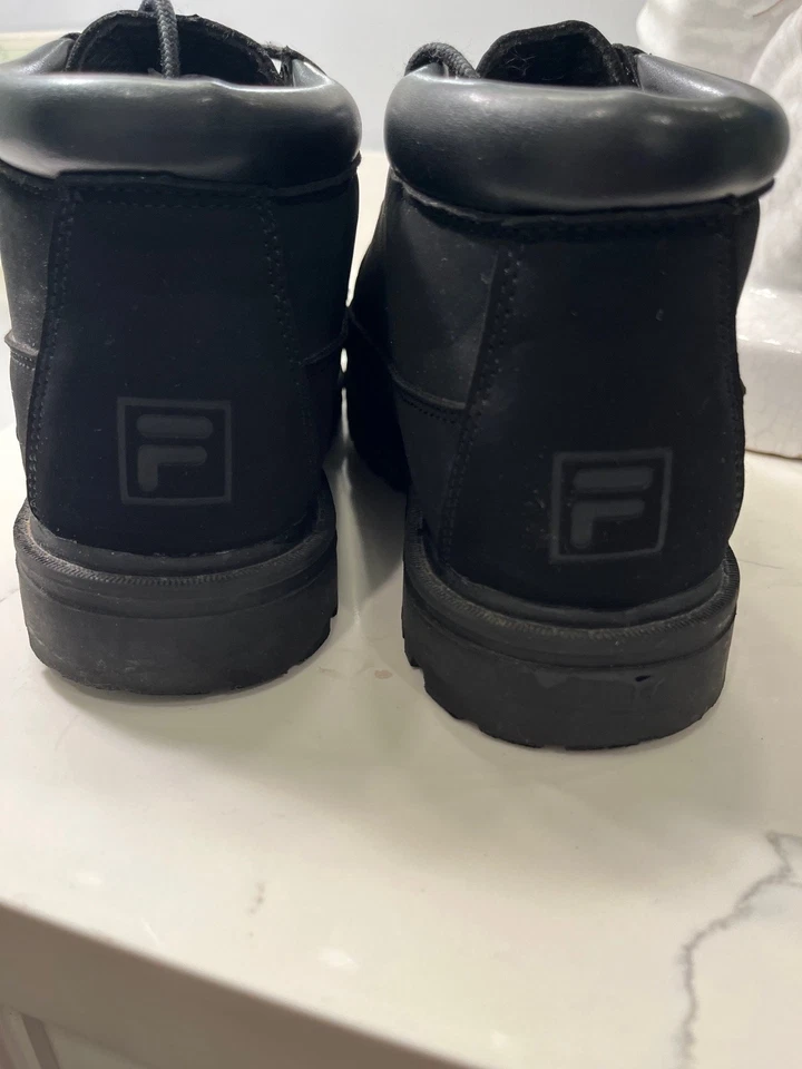 Mujer Fila Luminous Bota de Senderismo en Nobuck Negro Talla 7.5 EE. UU. Foto 3 de 4