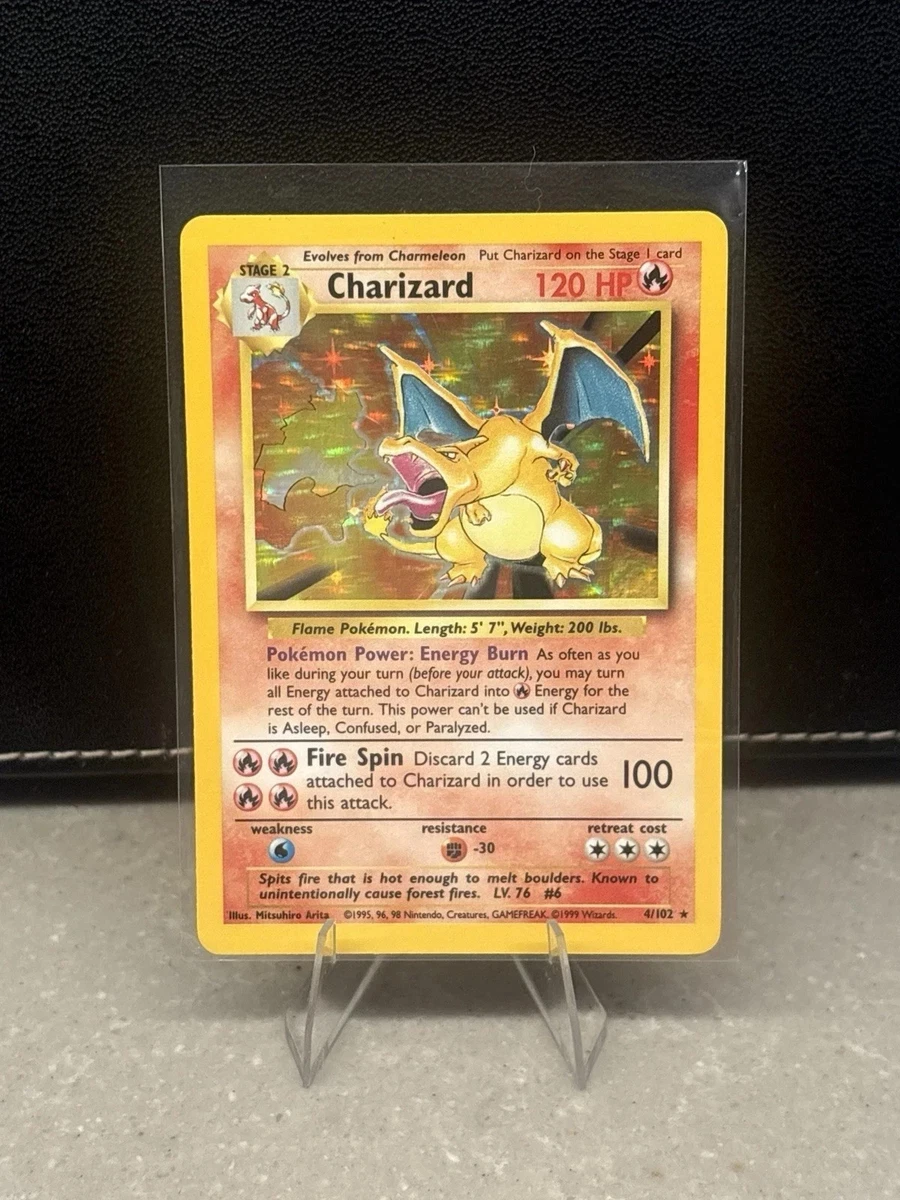 Pokémon Charizard Base Set Cards for sale - eBay
