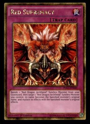 Red Supremacy Gold Secret Rare Premium Gold: Infinite Gold PGL3-EN020