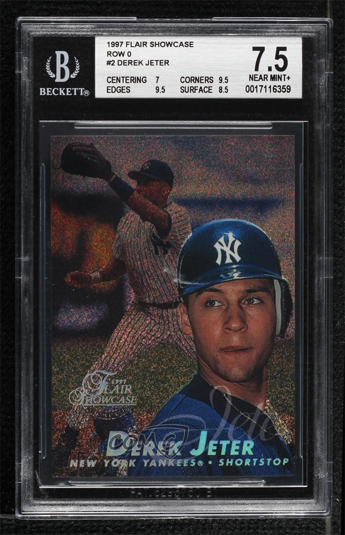 シングルカード 1997 Flair Showcase Row 0 Derek Jeter 1997 Flair Showcase - Derek Jeter #2 Row 0 for sale online