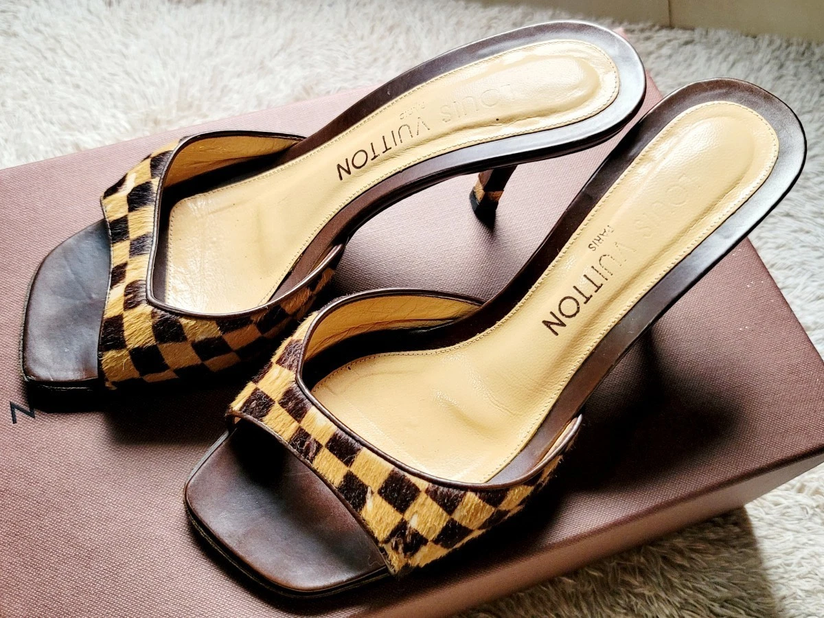 Louis Vuitton Damier Shoes In Women's Heels for sale | eBay