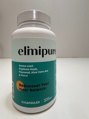 #ad GUT ELIMIPURE CLEANSE amp; RESTORE 90 CAPSULES NEW SEALED exp. 12 2026 FREE SHIP $22.89