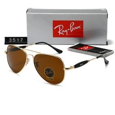 New Ray-Ban RB3517 Sunglasses Gold Frame Brown G-15 Lens 62-14-138mm