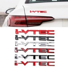 Chrome Vtec Style Car Badge Emblem 3d Metal Trunk Sticker For Vehicle Decor Usa Chrome Vtec Style Car Badge Emblem 3d Metal Trunk Sticker For Vehicle Decor Usa