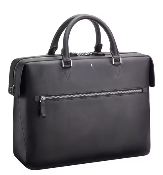 Montblanc MeisterstüCk Soft Grain Aktentasche Document Case Black Leder 118731-image