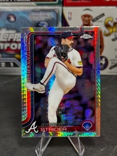 2025 Topps Chrome - #46 Spencer Strider Prism Refractor