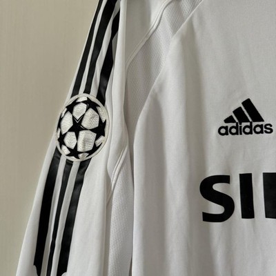 レアルマドリード 05-06 1st 長袖 フルパッチ ロベルトカルロス Vintage Real Madrid 05/06 Roberto Carlos Long Sleeve Size L adidas
