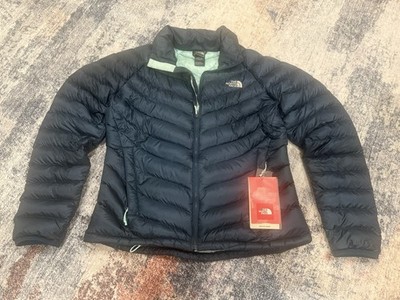 The North Face Women s Large Kodiak Blue W Thunder Jacket 800 Fill Down NWT $249