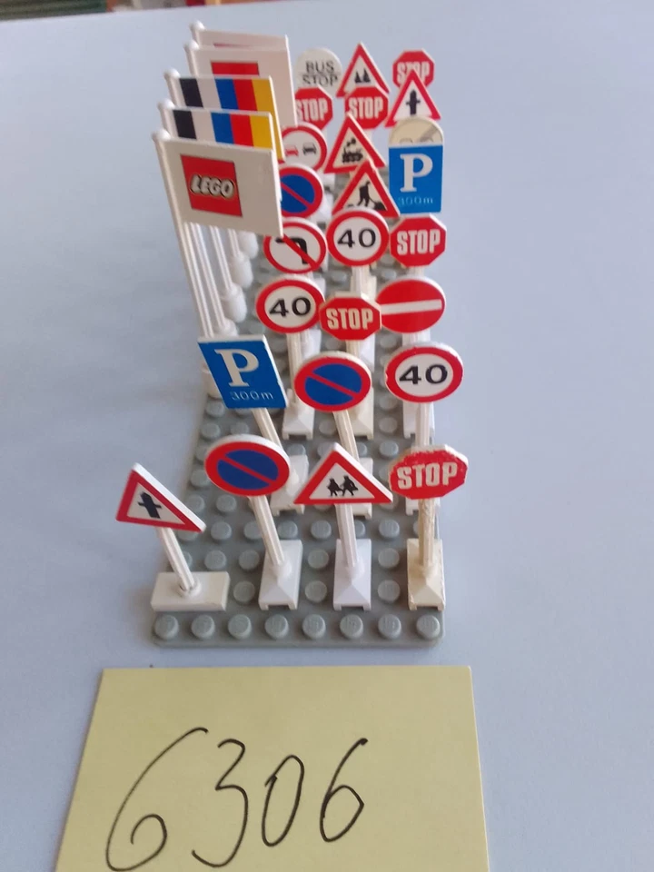 LEGO Town 6306 Road Signs