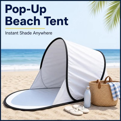Outdoor Pop-Up Beach Tent Portable Automatic UV Protection Camping Fishing Picni