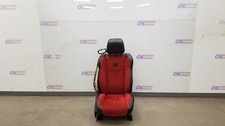 20 Dodge Challenger Scat Pack Seat Front Right Passenger Red Black Leather Suede