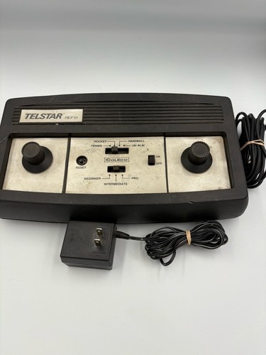Coleco Telstar Video Game Console Hockey - Tennis - Handball - - Tested