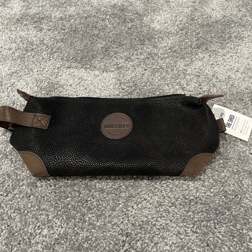 Manscaped The Shed Mens Premium Quality Toiletry Bag Leather Kit